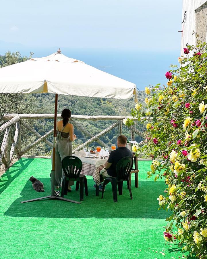 Agriturismo Le Grottelle Villa SantʼAgata sui Due Golfi Exteriör bild